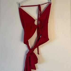 Pretty little thing halter shirt